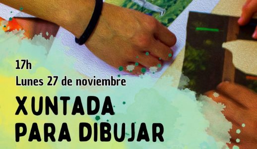 Chuntada para dibujar y engalanar el espacio.