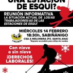 Reunión trabajadoras de esquí, derechos laborales