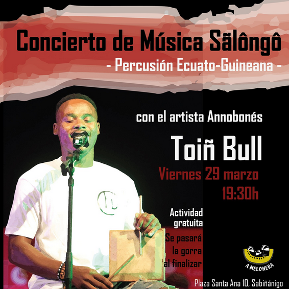Concierto Toiñ Bull percusión Ecuato-Guineana