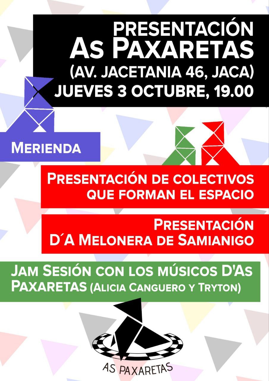 Presentación d'o nuevo Espacio "As Paxaretas" de Chaca.