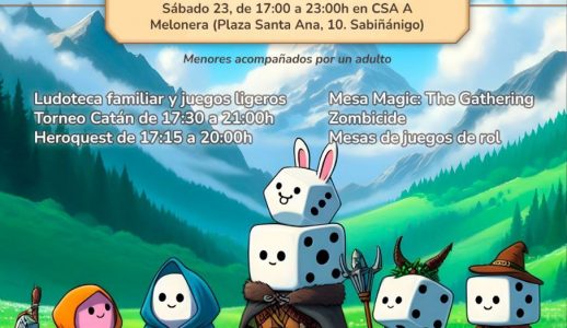 A chugar! Primera jornada de rol y juegos de mesa