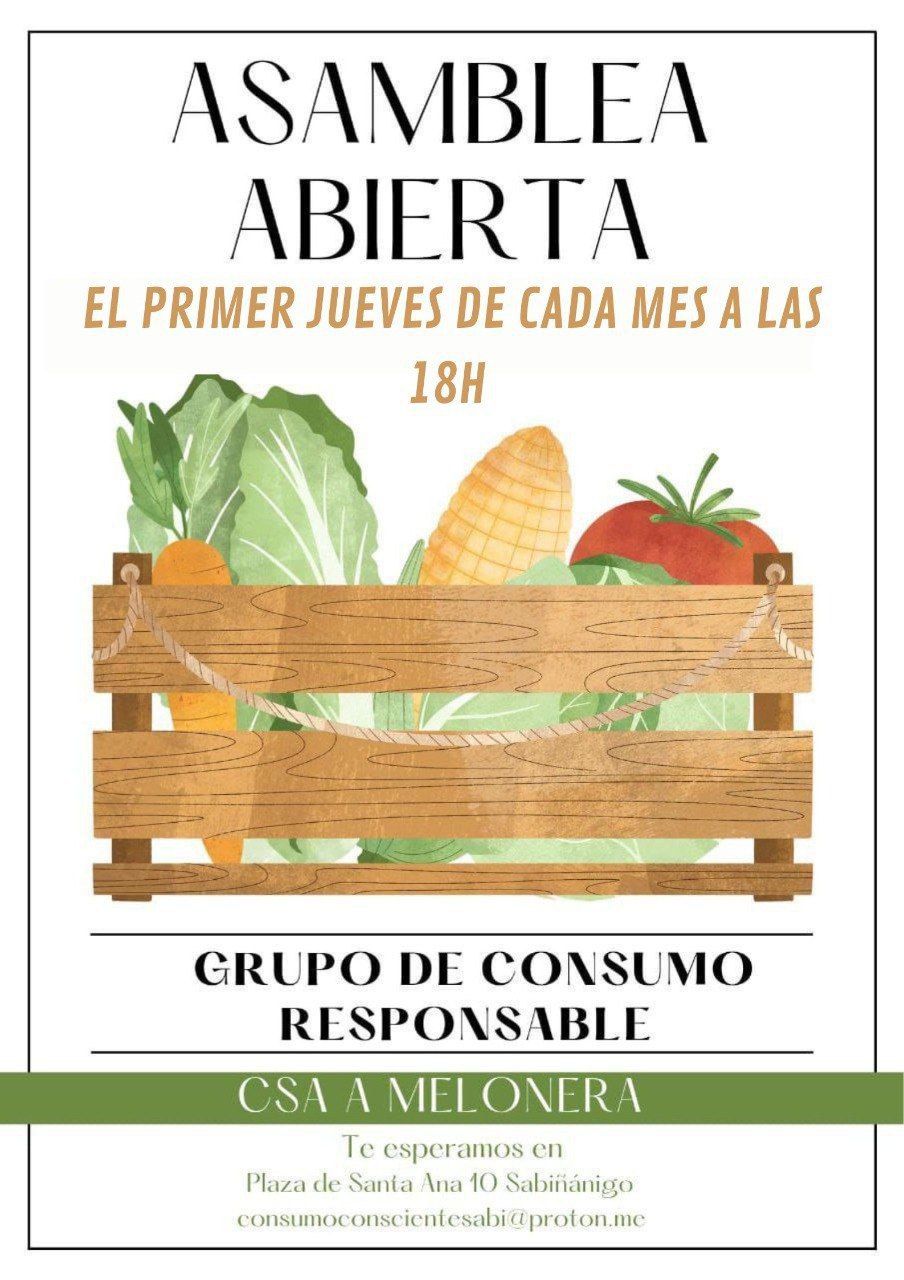 Grupo de consumo Cataticos, en el CSA A Melonera