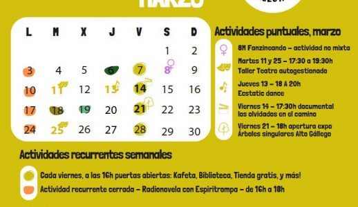 Calendario Marzo