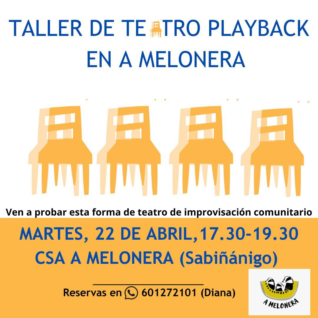 TALLER DE TEATRO PLAYBACK EN A MELONERA
