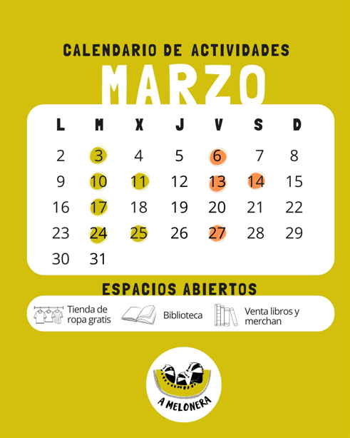 Calendario Marzo 2026