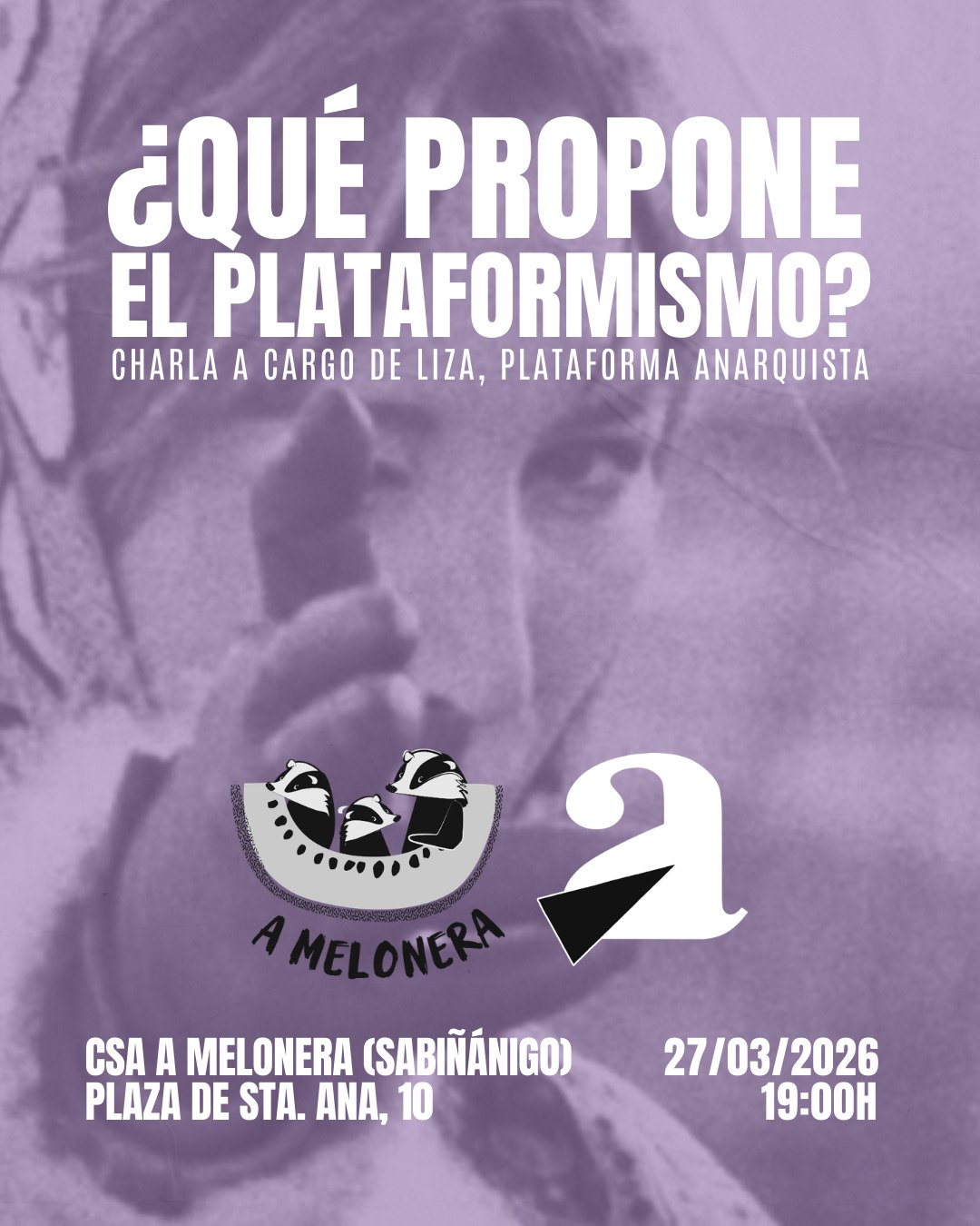 Presentación Liza, plataforma anarquista